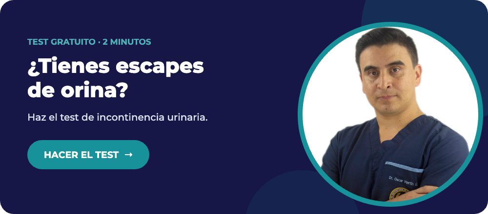 ¿Tienes escapes de orina? - test gratuito del Dr. Oscar Martín, urólogo